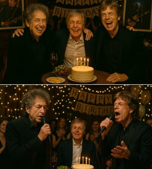 Bob Dylan and Mick Jagger Defy Time, Duet to Celebrate Paul McCartney’s Birthday – A Historic Performance Shocks The World! Paul McCartney Moved to Tears, Then “Steals the Show” in a Viral Moment That Broke the Internet! At the grand birthday bash, as Bob Dylan’s warm voice filled the room and Mick Jagger rocked out, Paul couldn’t hold back tears of emotion. In a spontaneous twist, the Beatle king grabbed the mic, joined in, and hilariously “stole the spotlight,” breaking the script and making everyone laugh out loud. Social media exploded with #PaulStealsTheShow, and fans declared it the most unforgettable birthday ever!