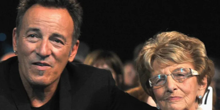 “I Remember In The Morning, Mom… Hearing Your Alarm Clock Ring.” With those first whispered words, Bruce Springsteen didn’t just sing—he opened a floodgate of memories, love, and aching loss. On The Stern Show, far from the roaring arenas and spotlighted stages, The Boss sat quietly with his guitar and delivered “The Wish”—a tribute to his late mother, Adele, so tender and personal it left the entire audience in tears. His voice trembled. His eyes glistened. And for a few sacred minutes, it wasn’t about fame or music—it was about a son remembering his mom. This wasn’t a performance. It was a love letter