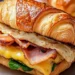 Maple Mustard Croissant Breakfast Sandwich