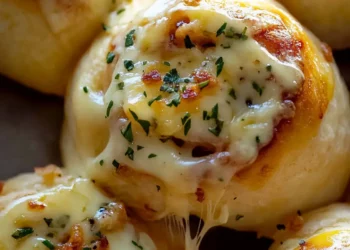 Savory Breakfast Rolls Drizzled With Béarnaise