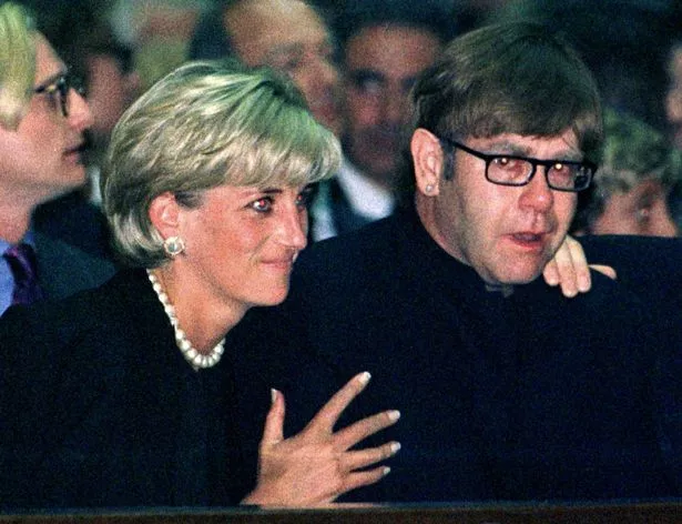 Elton John fell out with Princess Diana - and only just made up with her before her death because of Versace's death - Irish Mirror Online