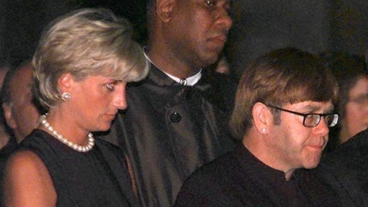 Elton John and Princess Diana's Friendship Ended Over Gianni Versace's Risqué Fashion Book