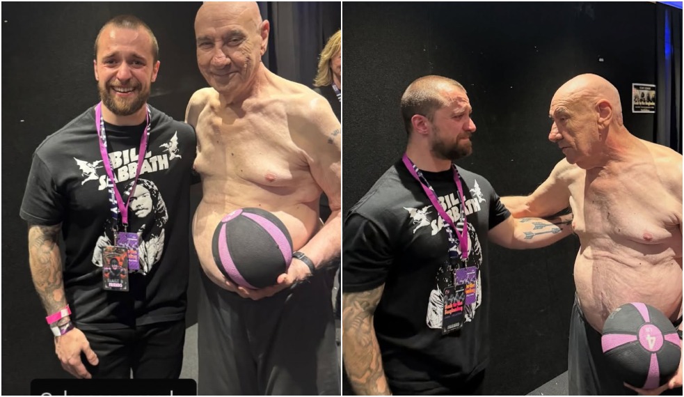 Eloy Casagrande se emociona ao conhecer Bill Ward, do Black Sabbath - Billboard Brasil