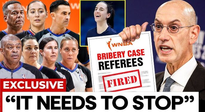 H0T: Adam Silver “RETALIATELY RETALIATE” WNBA Referees After SHOCKING LEAKED RECORDING – THE WHOLE LEAGUE IS IN FEAR!
