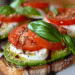 Avocado Caprese Toast