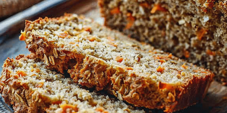 Pineapple Carrot Oat Bread