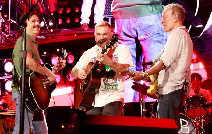 Watch Zach Bryan bring out Bruce Springsteen for 'Atlantic City' and 'Revival' in New Jersey