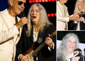 “Art sings of God and ultimately belongs to Him.” With that profound truth, Andrea Bocelli opened what would become an unforgettable chapter in Celebrity Adventures history. The Italian tenor, revered for marrying music with deep human values, stunned the crowd by welcoming to the stage “the most lucid and poetic contemporary prophetess of rock and hope” — Patti Smith. The room erupted in applause, swelling into a full standing ovation before a single note was sung. Then, in a moment that felt divinely orchestrated, Bocelli’s soaring tenor intertwined with Smith’s raw, poetic voice in a duet that defied genre and time. Classical grace met rock’s unvarnished soul, creating a soundscape that was both eternal and urgent — a testament to the boundless power of art.