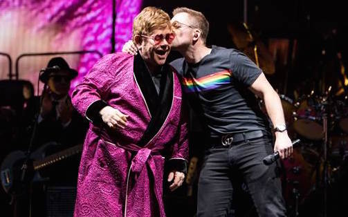 Watch Taron Egerton and Elton John Surprise Fans With 'Your Song'