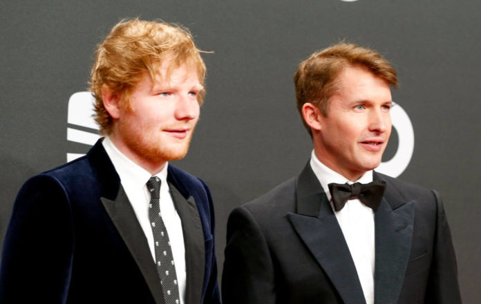 James Blunt names Ed Sheeran as his son's godfather