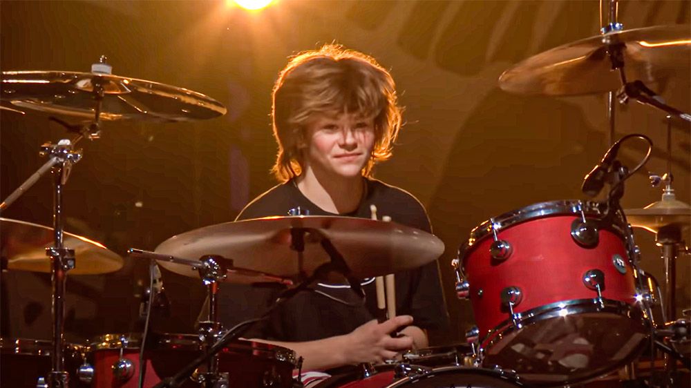 Taylor Hawkins' son Shane wins drumming award for his performance of My Hero